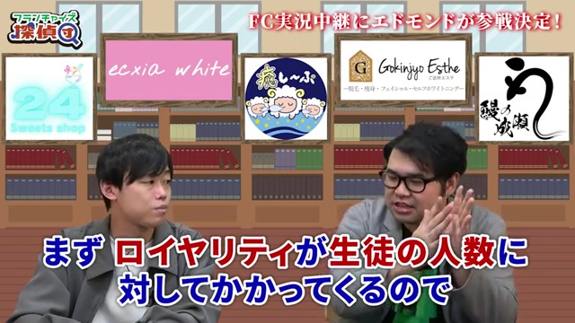 生徒数ゼロならロイヤリティもゼロという仕組み説明
