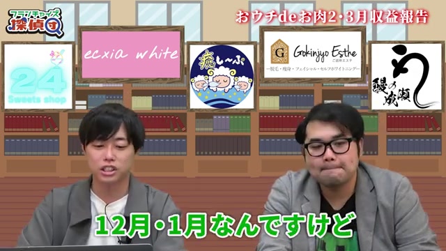 12月1月ともにマイナス11万円という結果を示す場面
