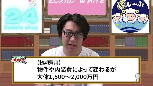 初期費用1500万〜2000万円という具体的数字