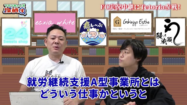 就労継続支援A型事業所の仕組みを説明する場面