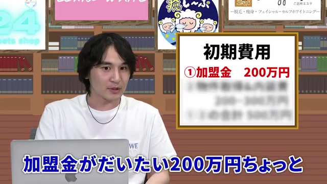 物件取得費・内装費・家賃などの初期費用内訳を説明する場面