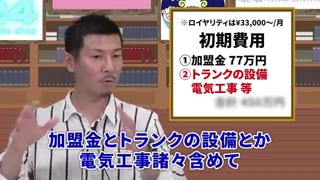 初期費用約450万円という具体的数字の発言