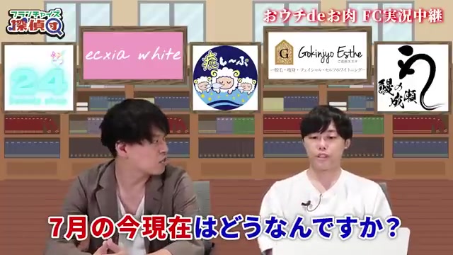 7月14日時点の売上実績と在庫状況が表示される場面