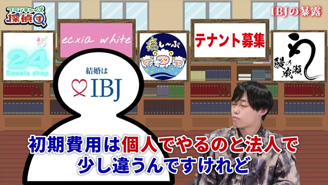 個人加盟の初期費用150万円が示される場面