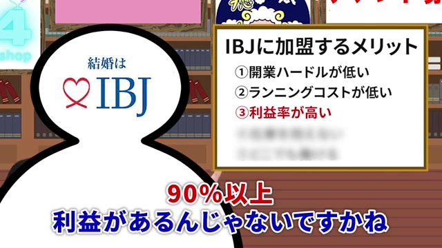 利益率90%以上という驚きの数字が語られる場面