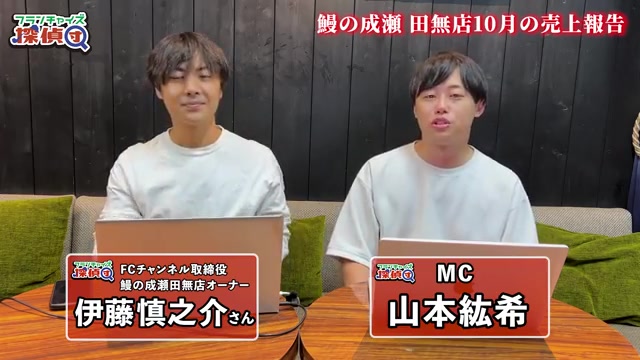 フランチャイズタンテの番組オープニングとゲスト紹介の様子