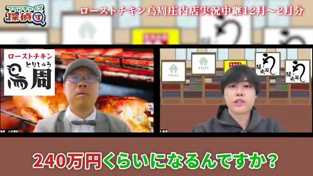 損益分岐点180万円から2店舗で300万円になるという解説
